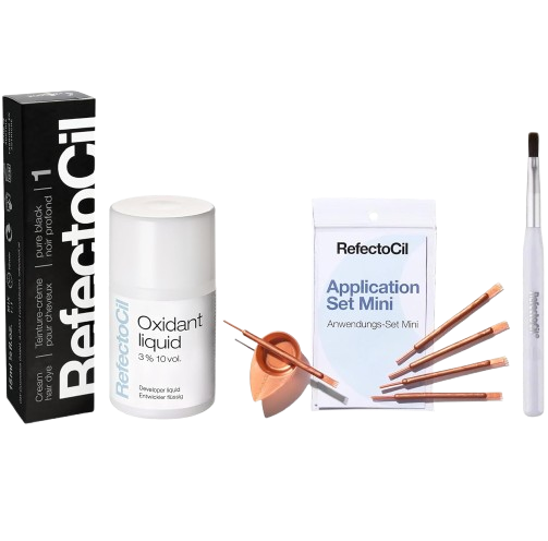 Includes Cream Hair Dye + Liquid Oxidant 3% + Mixing Brush & Mixing Dish 
